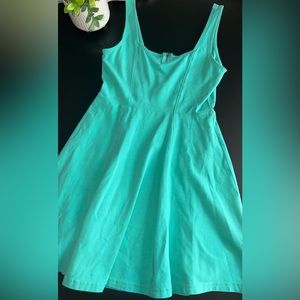 Express Teal Mini Dress